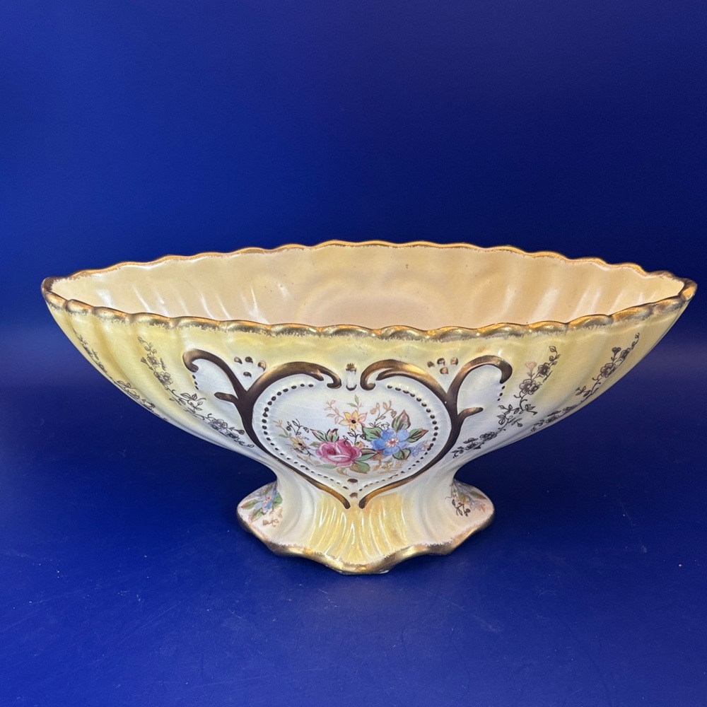 Antique Zapun China Centerpiece, hand painted by Zapun.